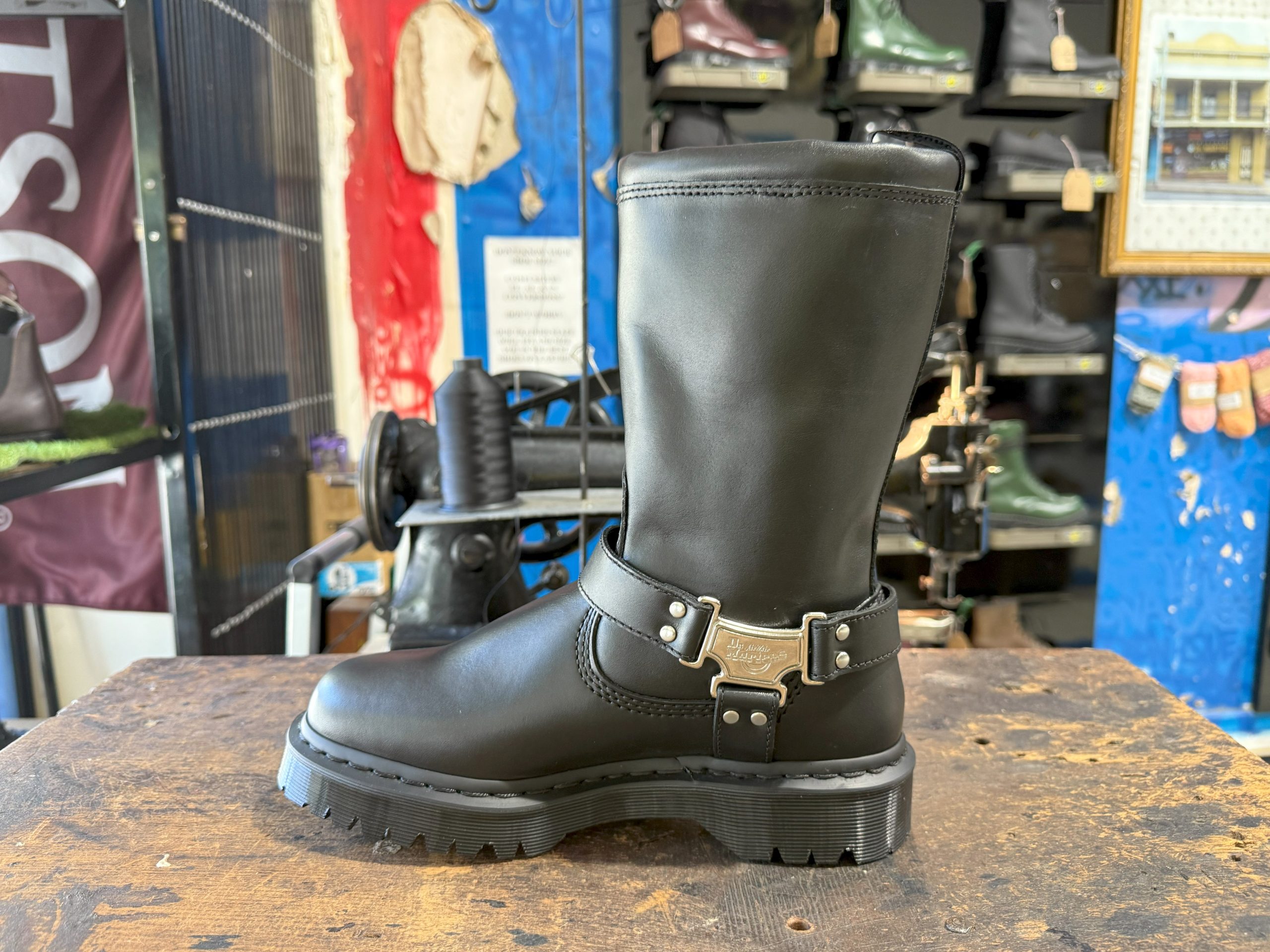 Anistone Hi Black Pull On Boot