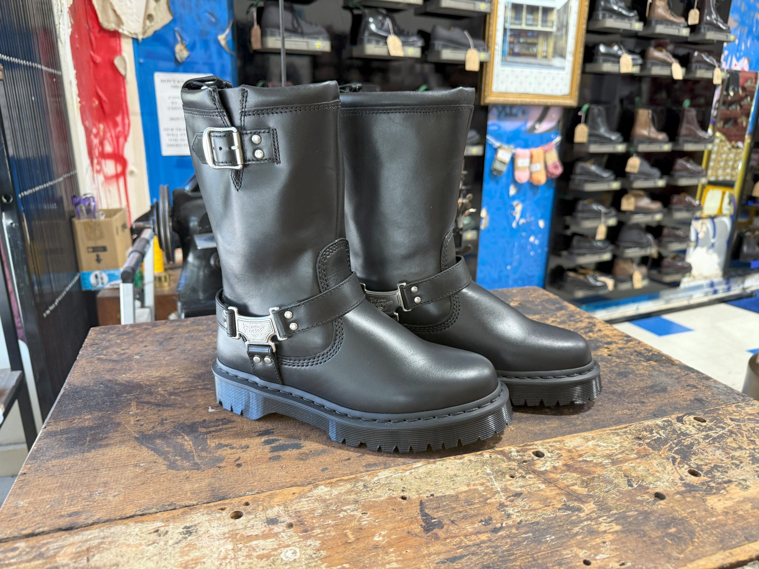 Anistone Hi Black Pull On Boot