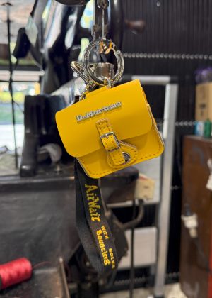 Dr Martens Pouch Keyring Yellow