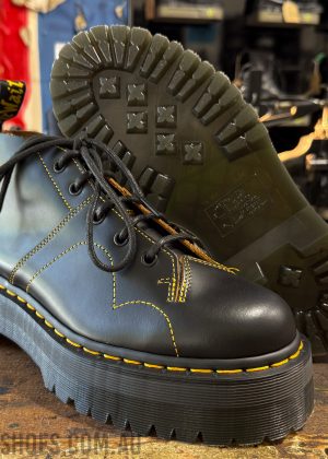 Church Quad Boot Black Vintage