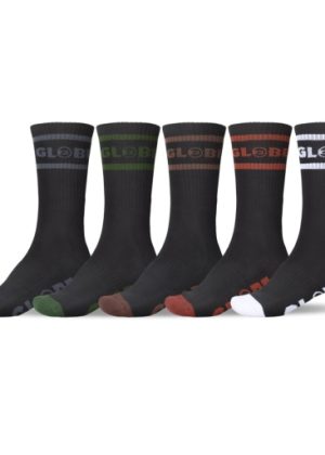 Globe Tilt Hi Crew Sock (5 pack)