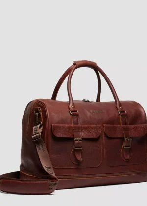 Weekender Leather Bag Cashew
