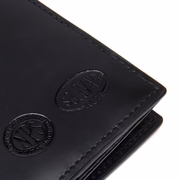 Solovair Wallet Bi Fold - Black Hi Shine