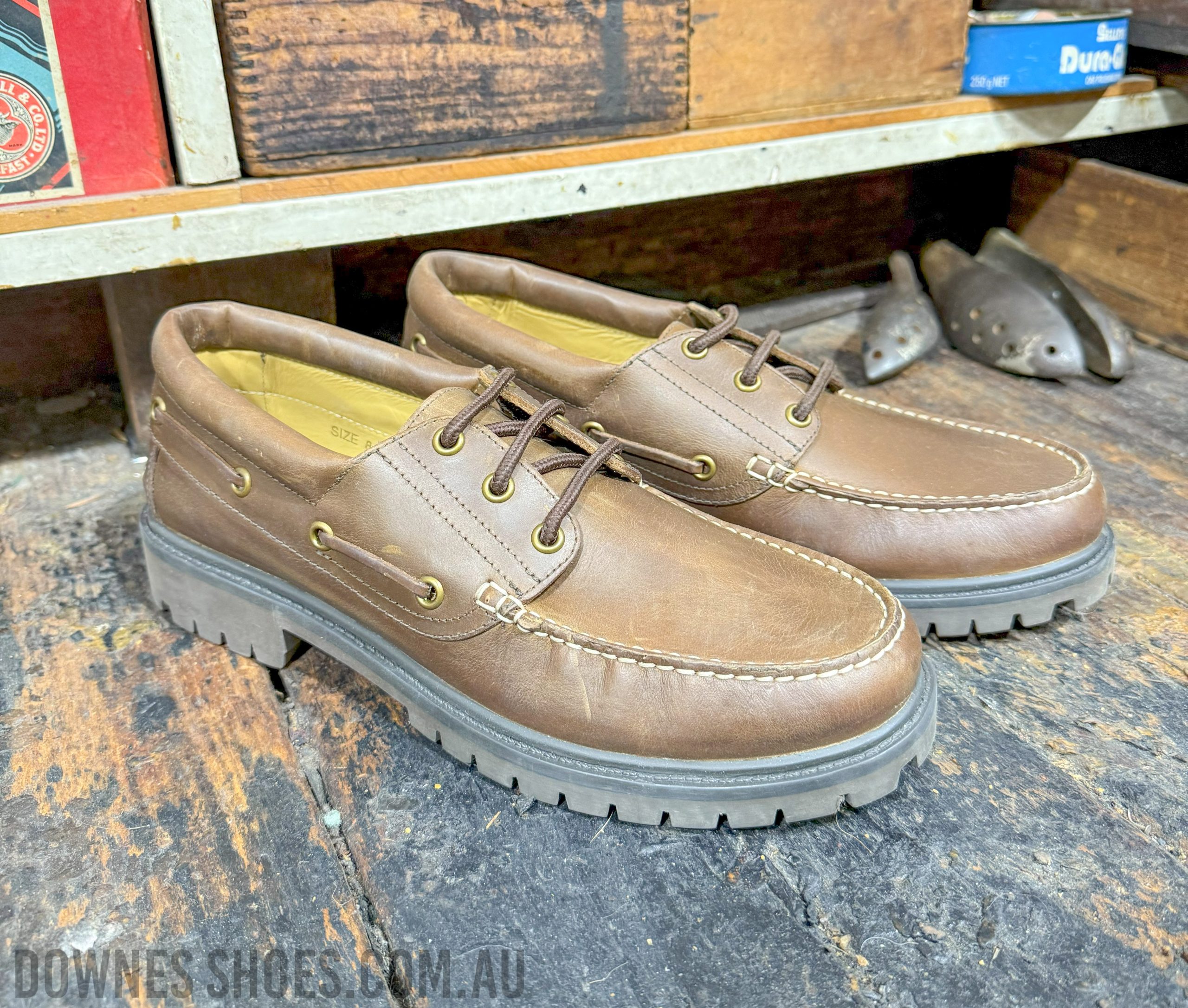 Solovair Boat Shoe Gaucho Crazy Horse