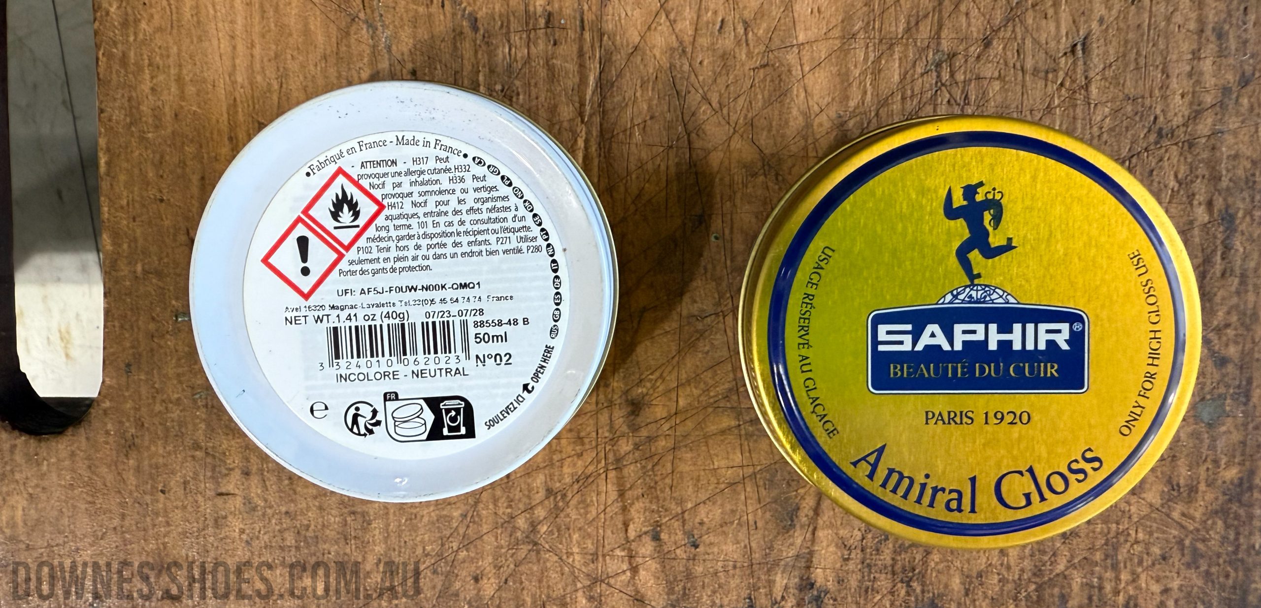 Saphir Amiral Gloss High Mirror Shine Wax Polish 50ml