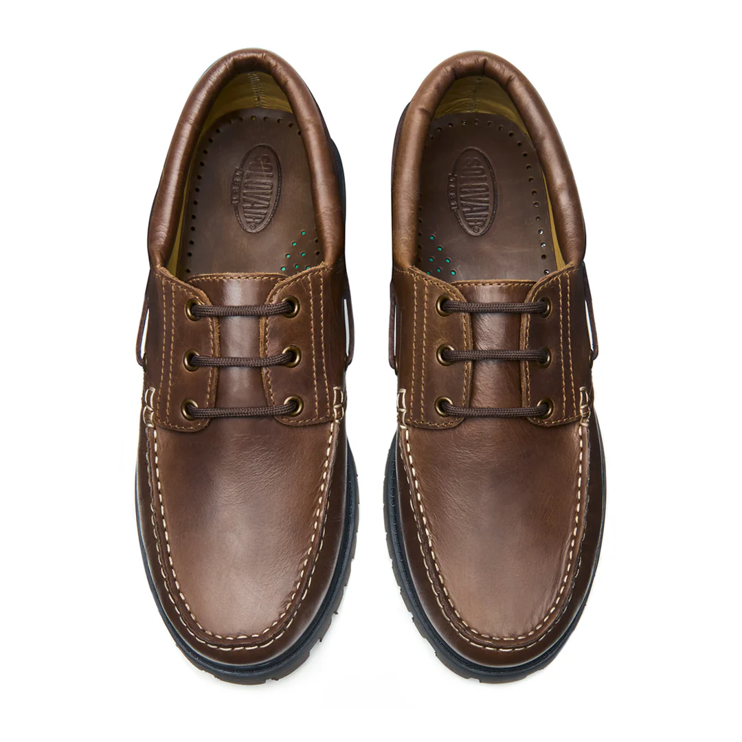 Solovair Boat Shoe Gaucho Crazy Horse