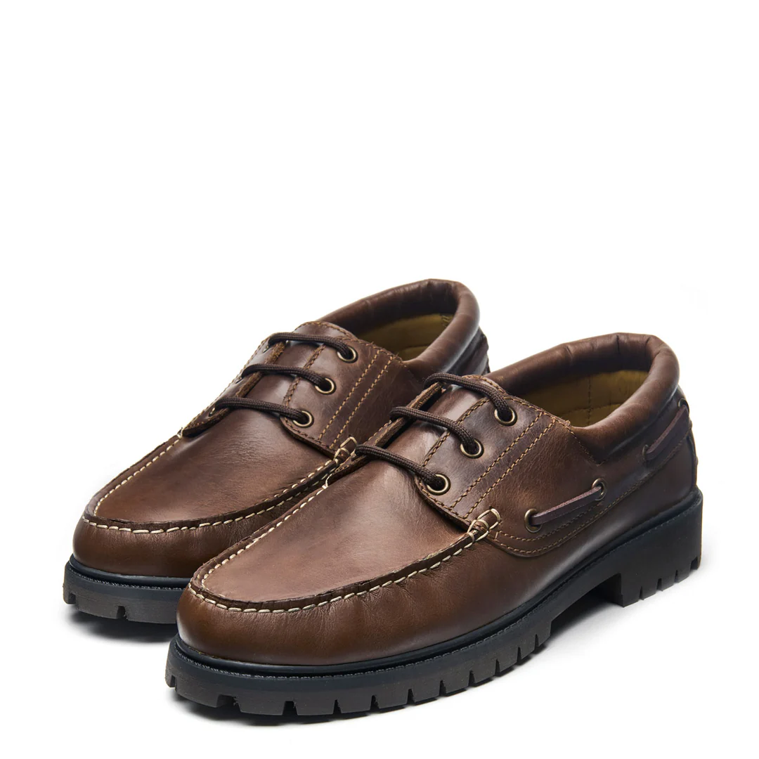 Solovair Boat Shoe Gaucho Crazy Horse