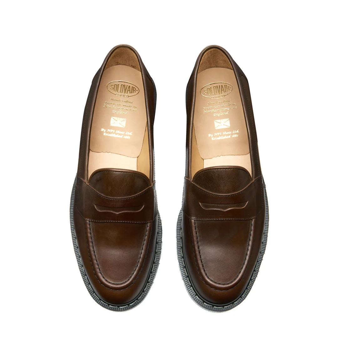 Solovair Penny Loafer Gaucho Crazy Horse