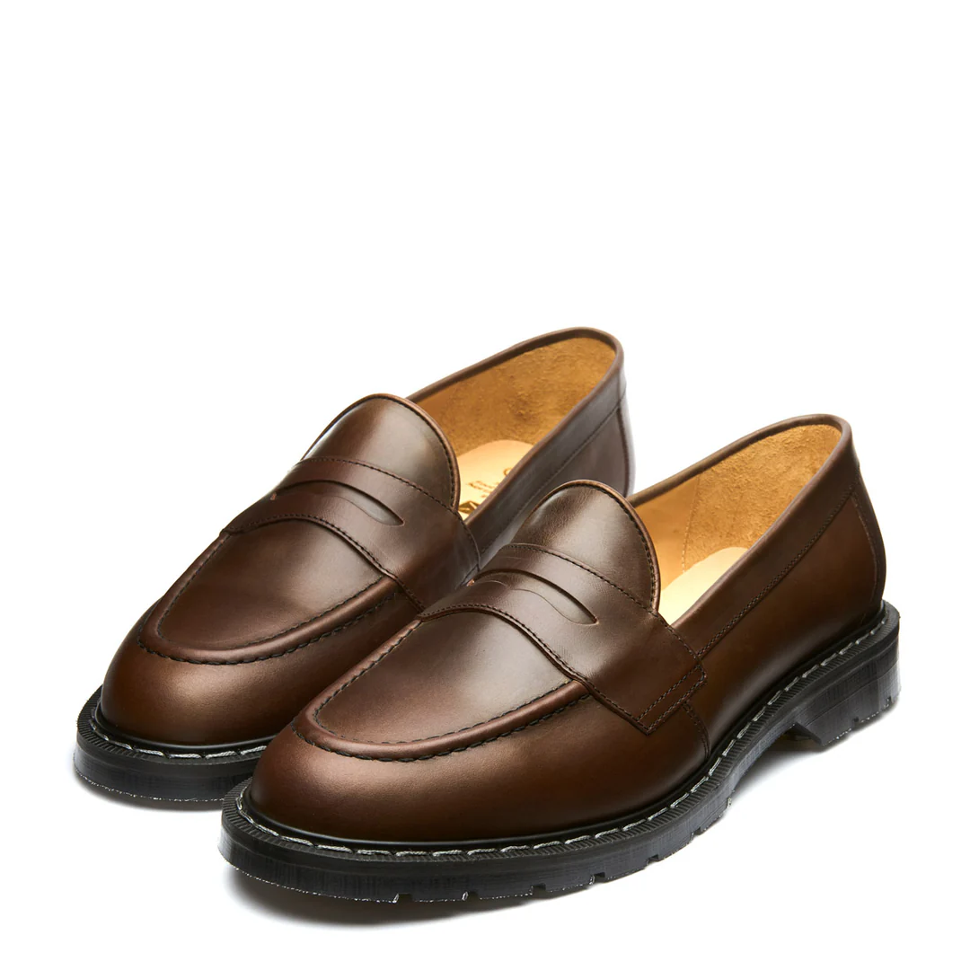 Solovair Penny Loafer Gaucho Crazy Horse