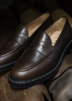 Solovair Penny Loafer Gaucho Crazy Horse