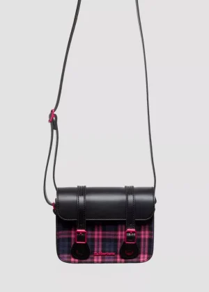 7" Satchel Pink Tartan Satchel