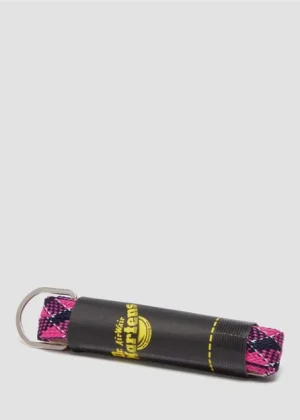 Dr Martens Tartan Woven Flat Laces 140cm Pink