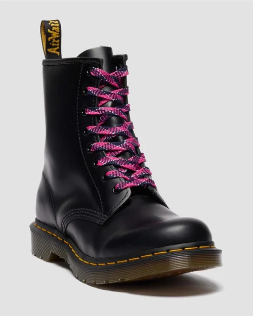 Dr Martens Tartan Woven Flat Laces 140cm Pink