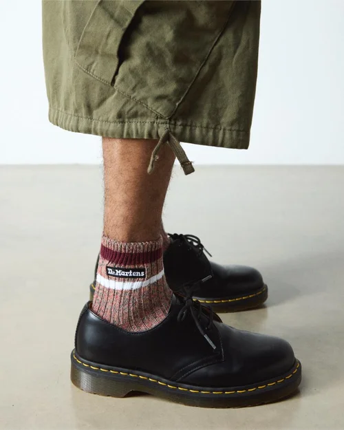 Dr Martens Short Marl Vintage Taupe Socks