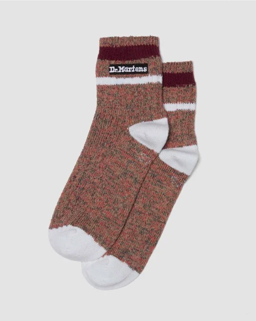 Dr Martens Short Marl Vintage Taupe Socks