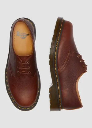 1461 Ambassador Leather Shoe In Cashew