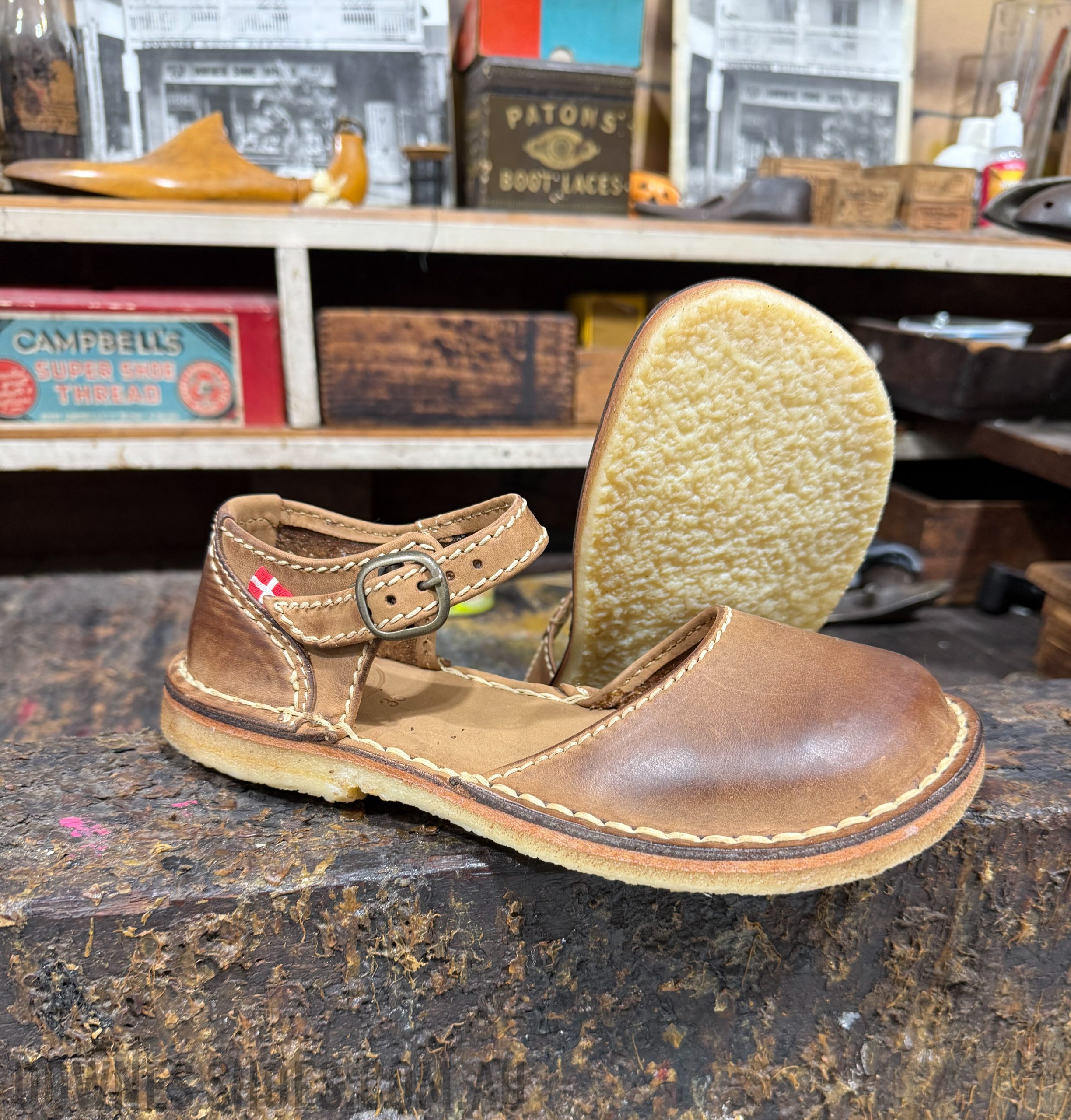 Duckfeet Mols Mary Jane Granate