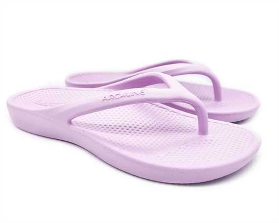 Archline Lilac Rebound Orthotic Thongs