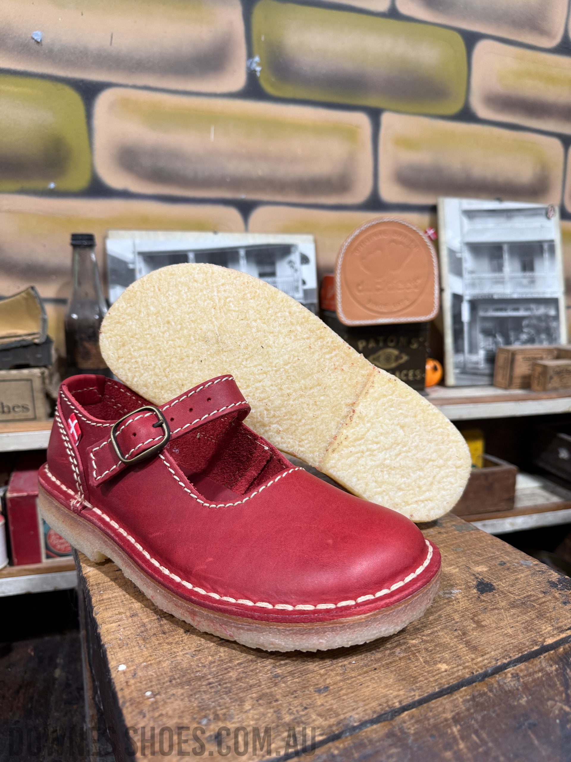 Duckfeet Himmerland Mary Jane Granate