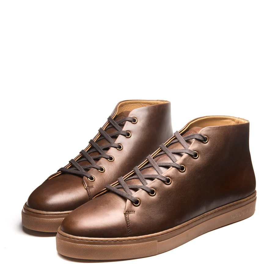 Solovair High Top Sneaker Crazy Horse