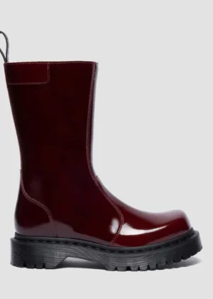 Rejena Mid Calf Boot Cherry