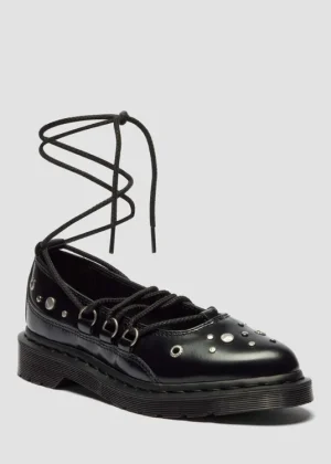 Elphie II Studded Lace Up Ballet Flat