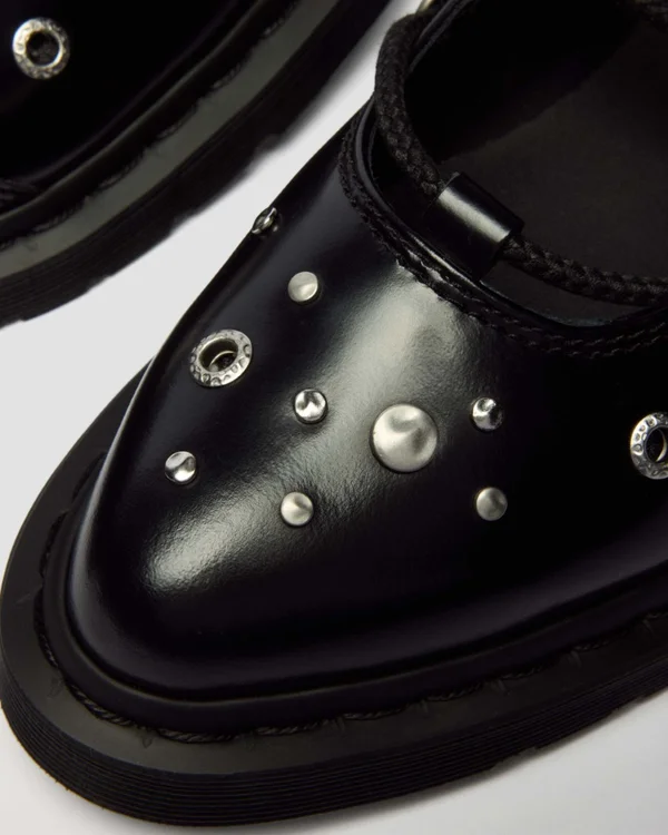 Elphie II Hardware Lace Up Ballet Flat