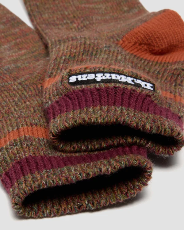 Dr Martens Short Marl Sienna Brown Socks