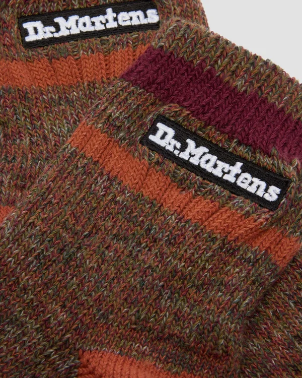 Dr Martens Short Marl Sienna Brown Socks
