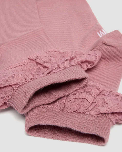 Dr Martens Frill Socks Dusty Rose