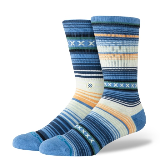 Stance Curren St Crew Socks Capri Blue