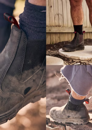 REDBACK BOBCAT BLACK BOOT