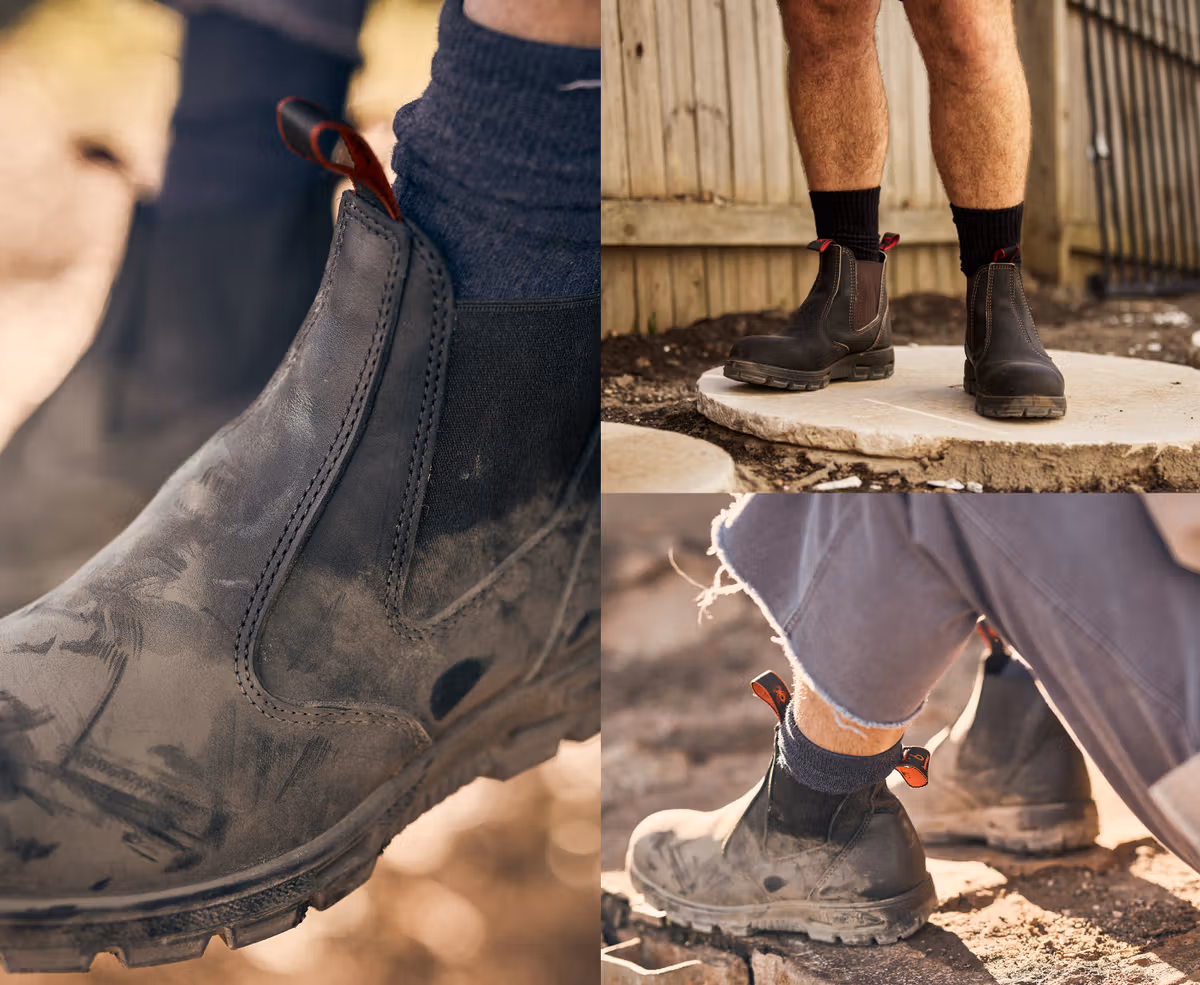 REDBACK BOBCAT BLACK BOOT