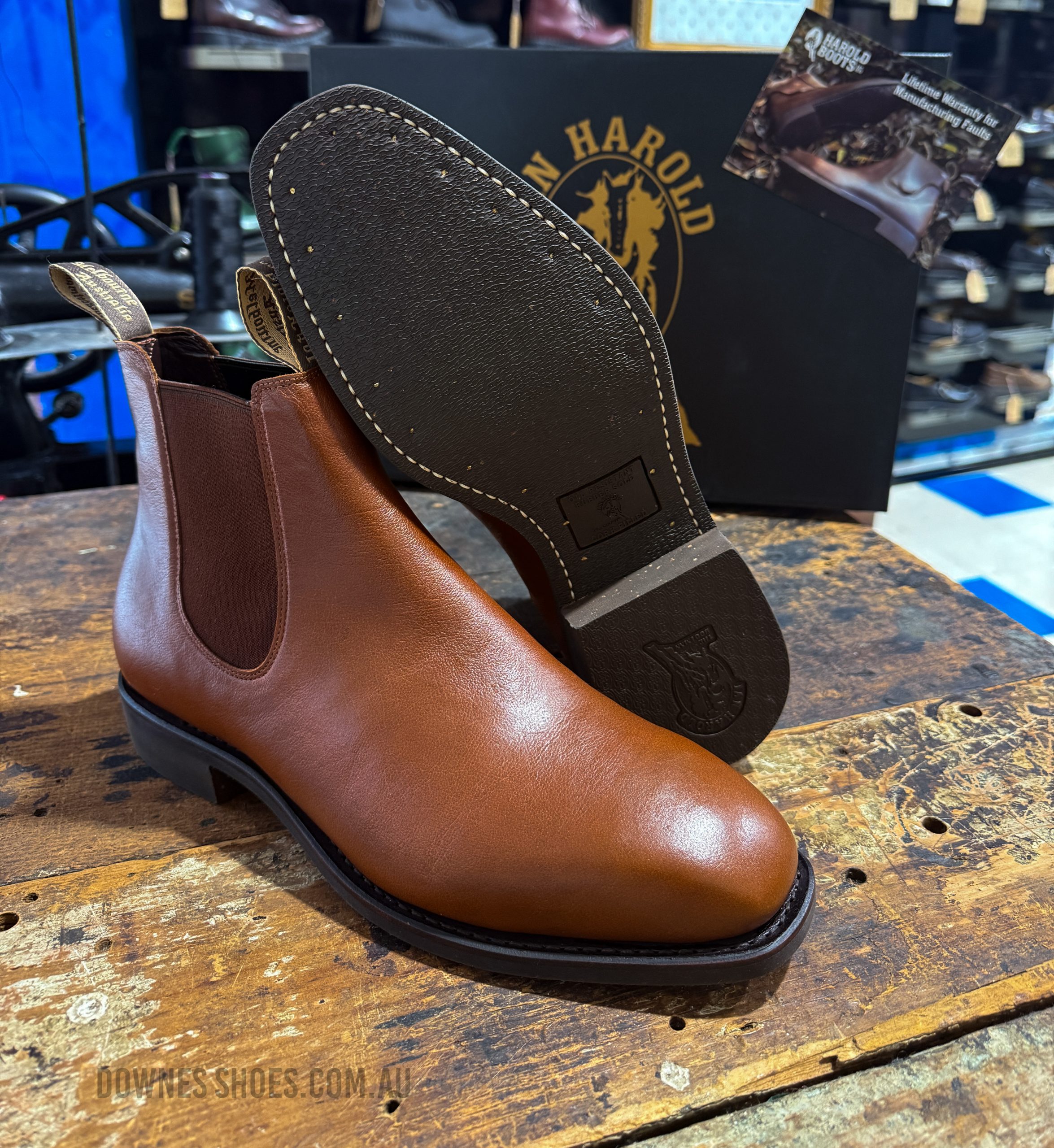 Harold Boots Avon Tan