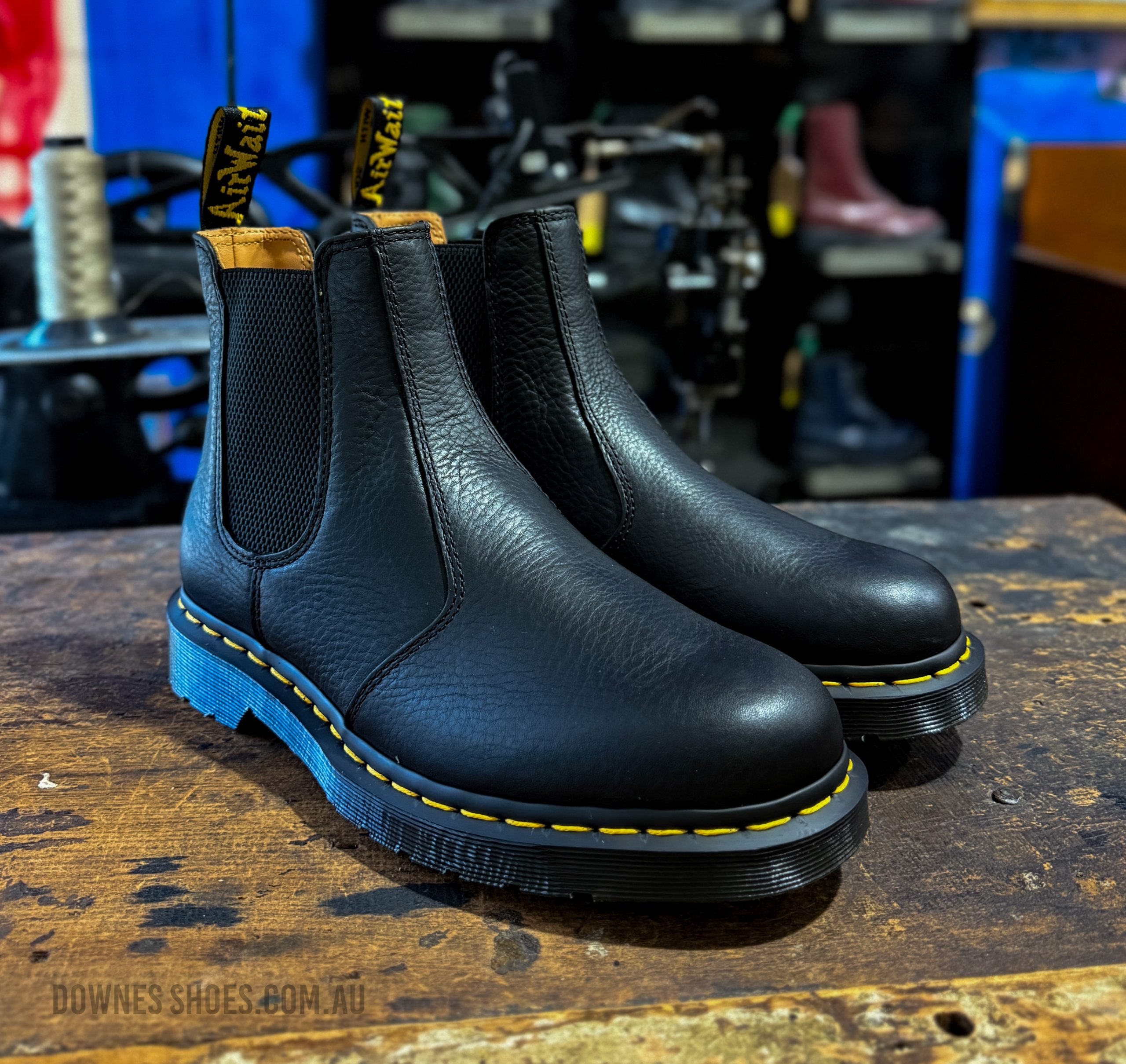 2976 Ambassador Black Chelsea Boot