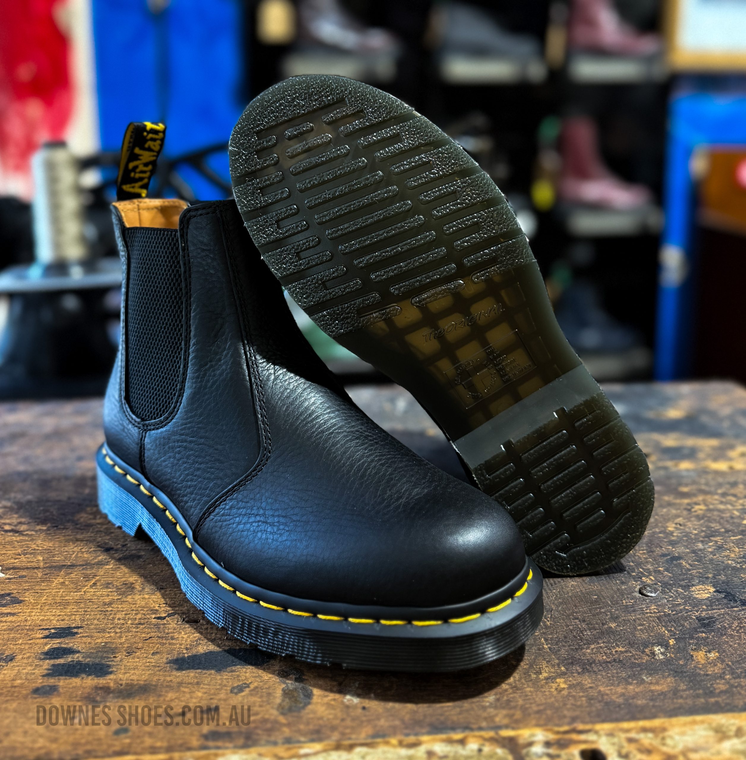2976 Ambassador Black Chelsea Boot