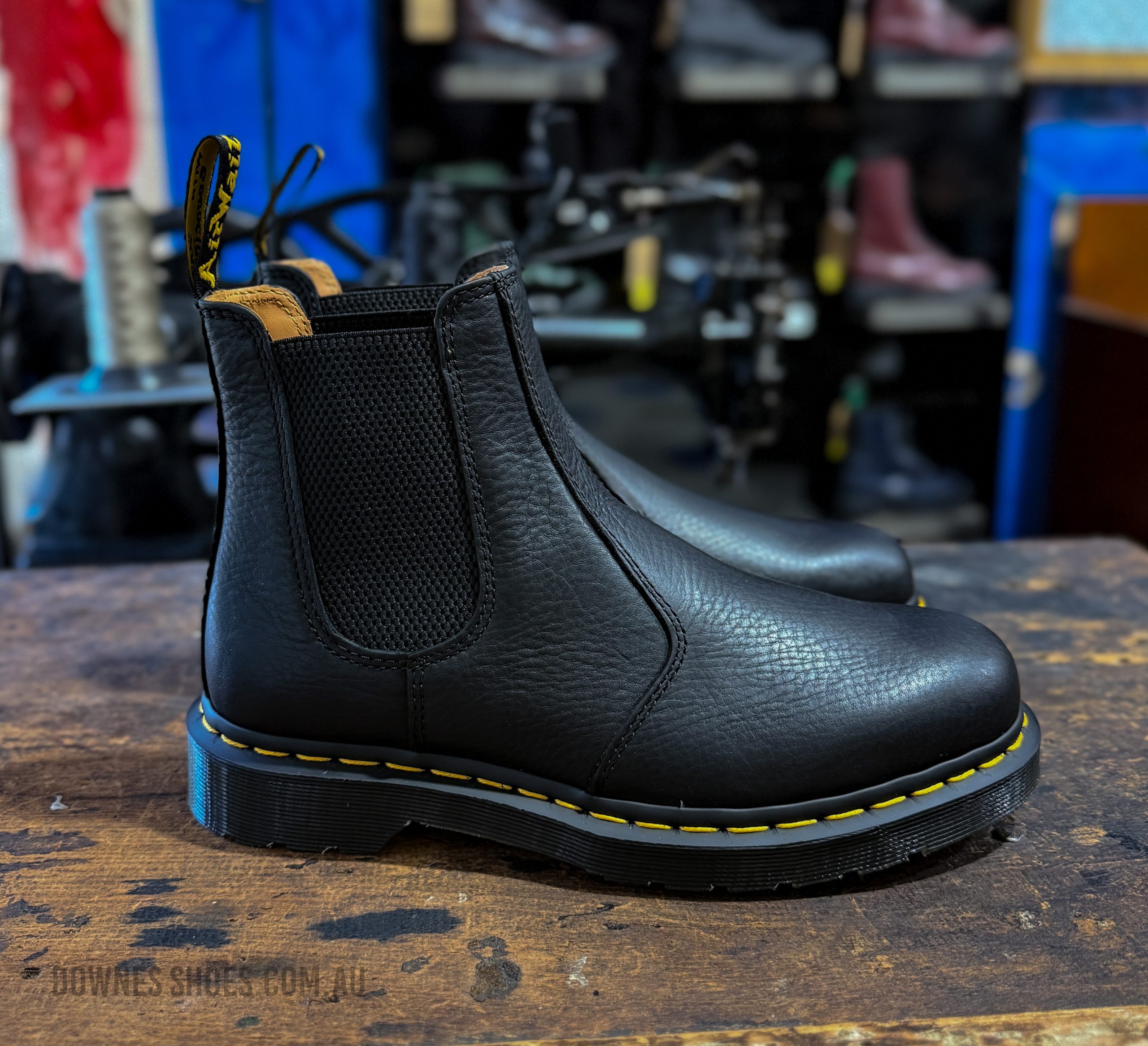 2976 Ambassador Black Chelsea Boot