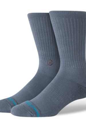 STANCE SIGNATURE CREW SOCKS TURBULENCE BLUE