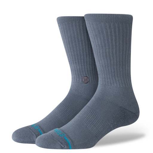 STANCE SIGNATURE CREW SOCKS TURBULENCE BLUE