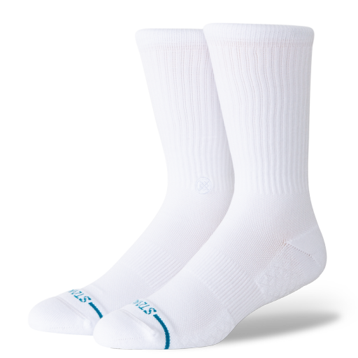 STANCE SIGNATURE CREW SOCKS WHITE