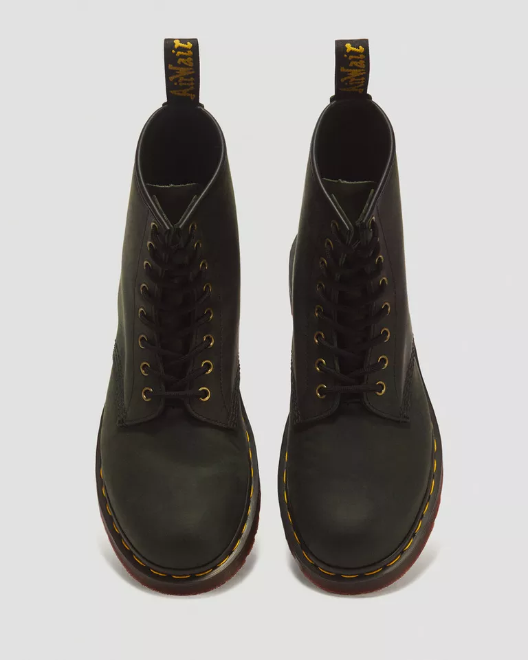 1460 Crazy Horse Green 8 Eyelet Boot