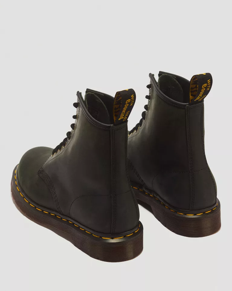 1460 Crazy Horse Green 8 Eyelet Boot