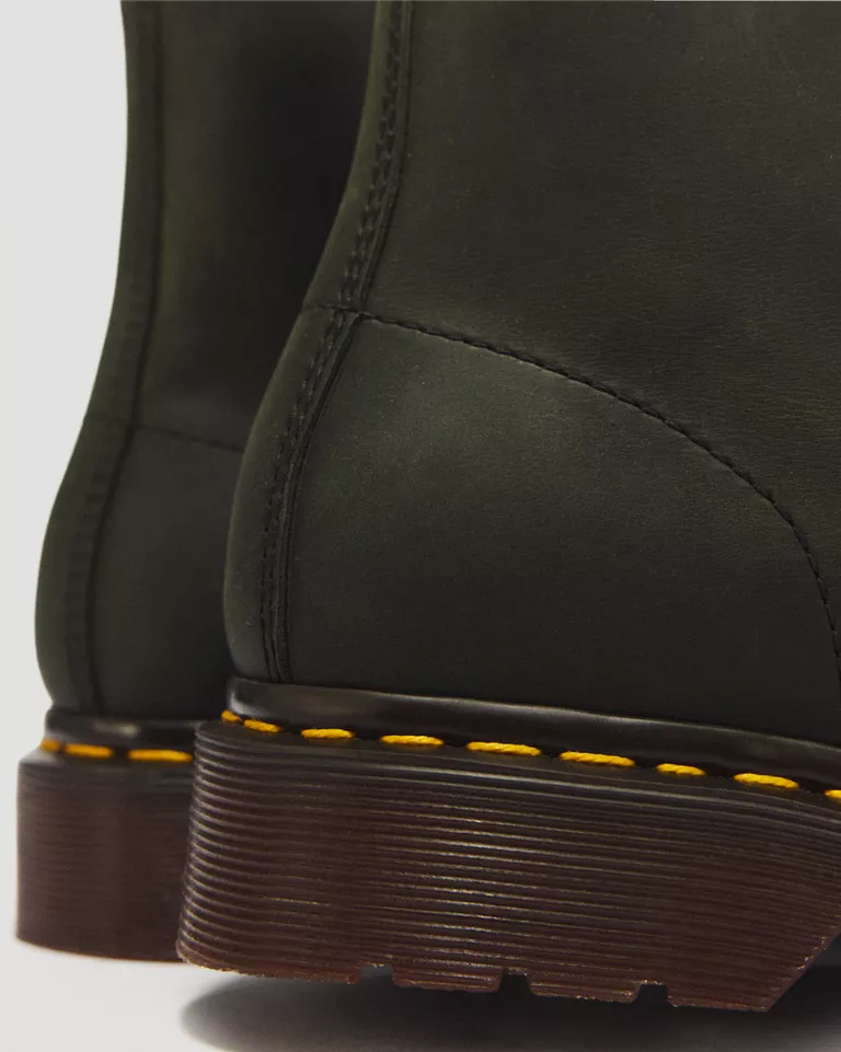 1460 Crazy Horse Green 8 Eyelet Boot