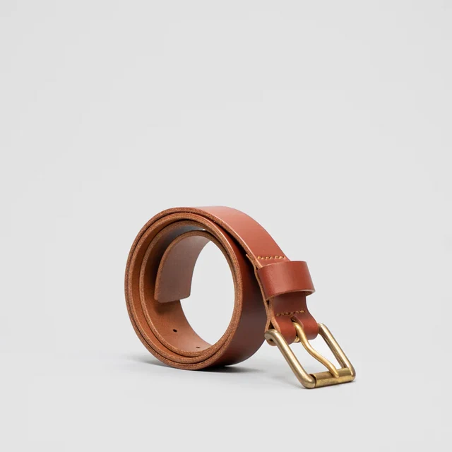 ATKM Union Heritage 32mm Belt Brown with Brass Buckle