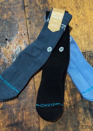 Stance Icon 3 Pack Crew Socks Indigo