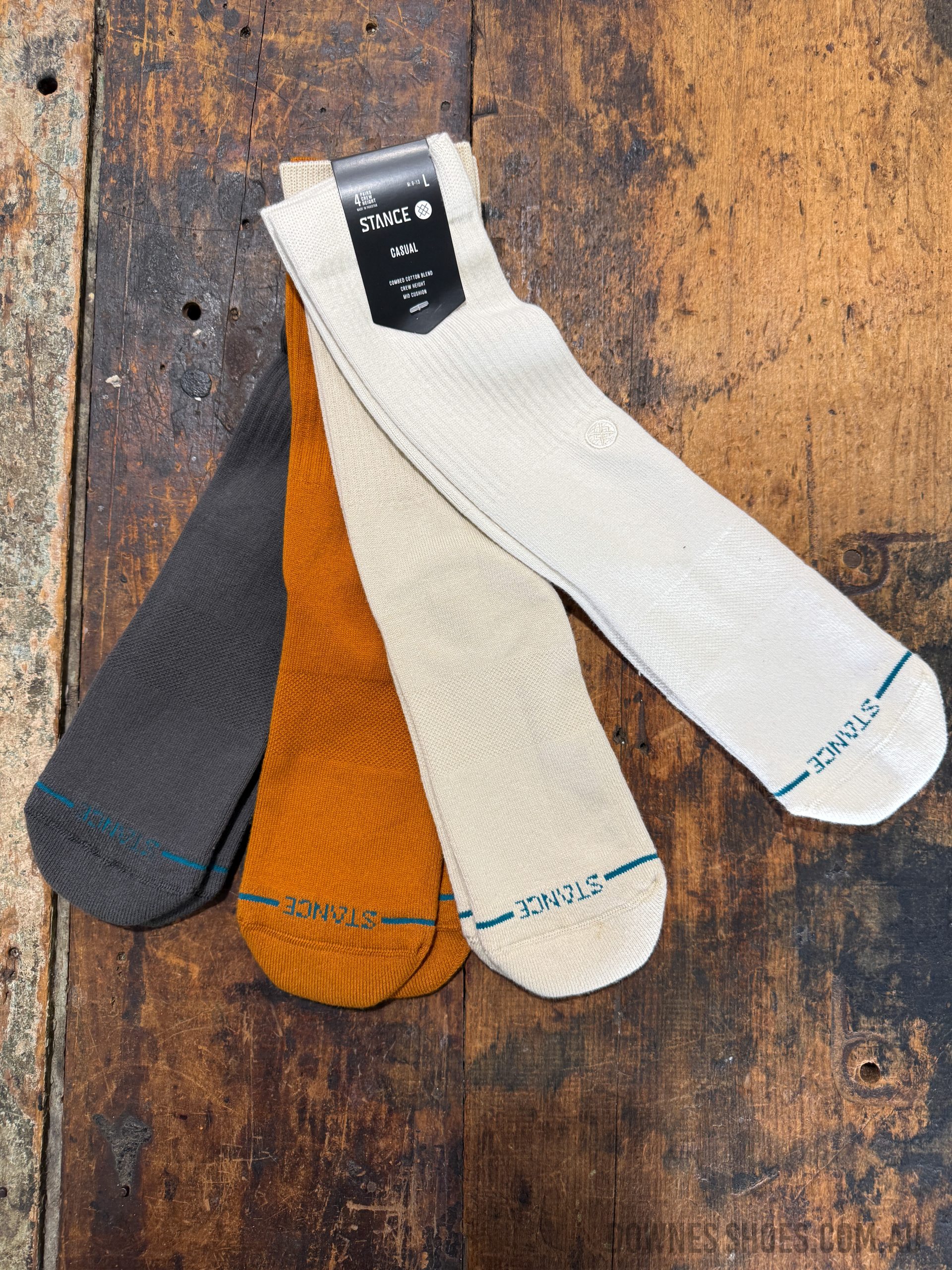 Stance Icon 4 Pack Canvas Crew Socks
