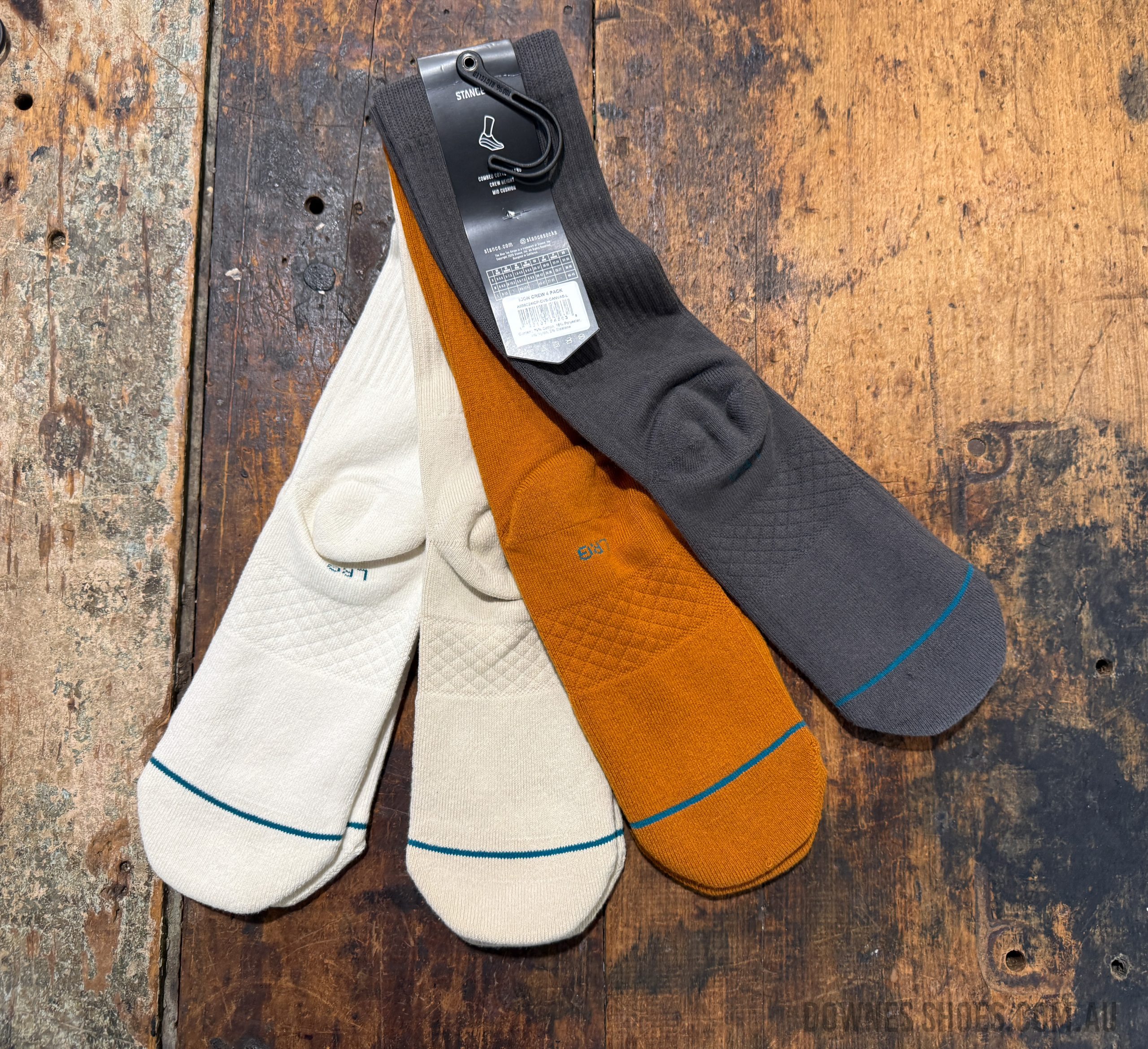 Stance Icon 4 Pack Canvas Crew Socks