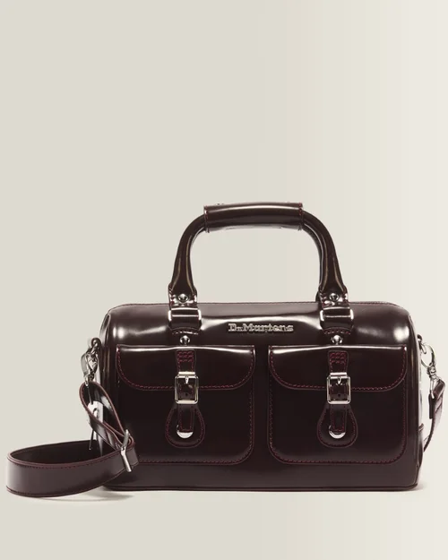 Top Handle Bag Cherry Red Oxford