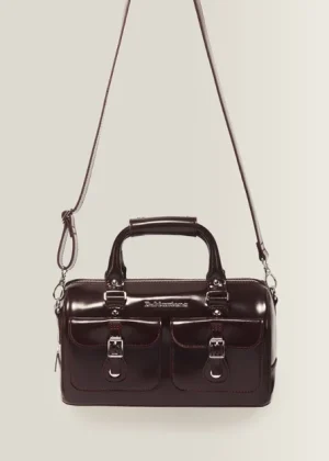 Top Handle Bag Cherry Red Oxford