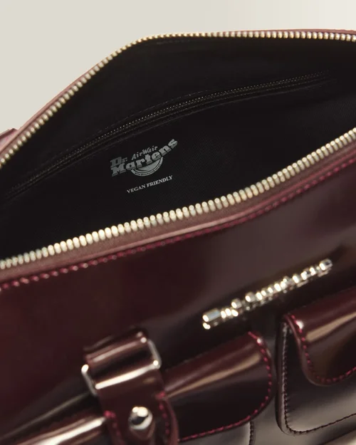 Top Handle Bag Cherry Red Oxford